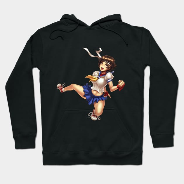 Sakura Kasugano Hoodie by hybridmink